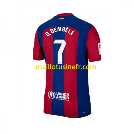 Maillot de Foot FC Barcelone Ousmane Dembele 7 Domicile 2023-24 Maillot de Foot FC Barcelone Ousmane Dembele 7 Domicile 2023-24
